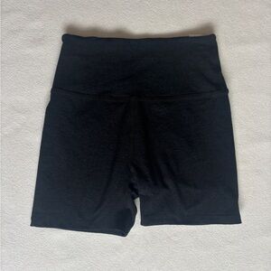 Beyond Yoga Black High-Rise Bike Shorts